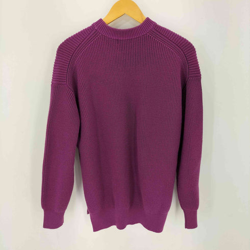 ズッカ ZUCCa コットンポリ L/S モックネック リブニット メンズ JPN:M