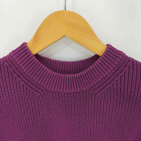 ズッカ ZUCCa コットンポリ L/S モックネック リブニット メンズ JPN:M