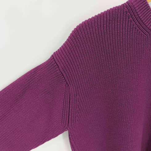ズッカ ZUCCa コットンポリ L/S モックネック リブニット メンズ JPN:M