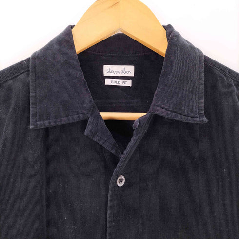 スティーブンアラン Steven Alan BOLD FIT オープンカラー コーデュロイシャツ メンズ