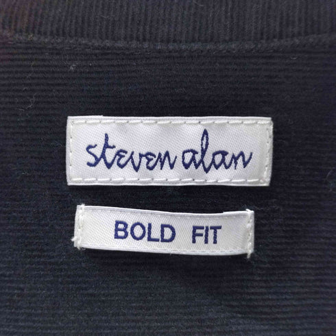 スティーブンアラン Steven Alan BOLD FIT オープンカラー コーデュロイシャツ メンズ