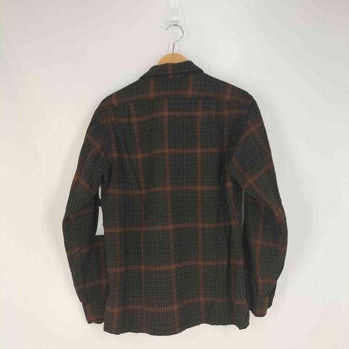ペンドルトン PENDLETON 50s チェック柄 ウール 開襟 オープンカラーシャツ メンズ import:M