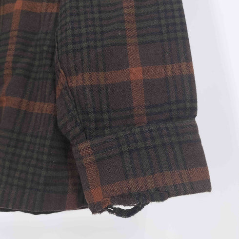 ペンドルトン PENDLETON 50s チェック柄 ウール 開襟 オープンカラーシャツ メンズ import:M