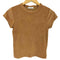 マカフィー MACPHEE トリアセテートポリエステルベロアショートプルオーバー レディース JPN:S