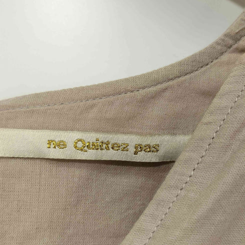 ヌキテパ NE QUITTEZ PAS Cotton Voile Tiered Maxi Dress コットンボイルティアードワンピース レディース JPN:S