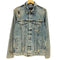ザラ ZARA スタッズ ダメージ加工 デニムジャケット メンズ import:M