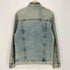 ザラ ZARA スタッズ ダメージ加工 デニムジャケット メンズ import:M