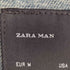 ザラ ZARA スタッズ ダメージ加工 デニムジャケット メンズ import:M