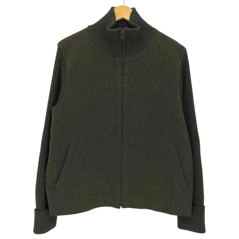 ギャップ Gap WOOL KNIT JACKET リブ切替 エルボーパッチ ウール ニットジャケット メンズ import:S