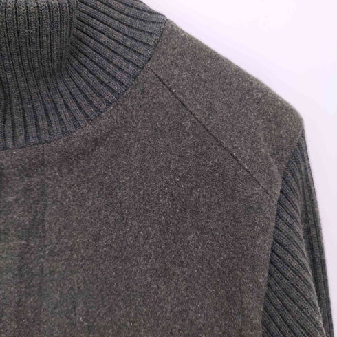 ギャップ Gap WOOL KNIT JACKET リブ切替 エルボーパッチ ウール ニットジャケット メンズ import:S
