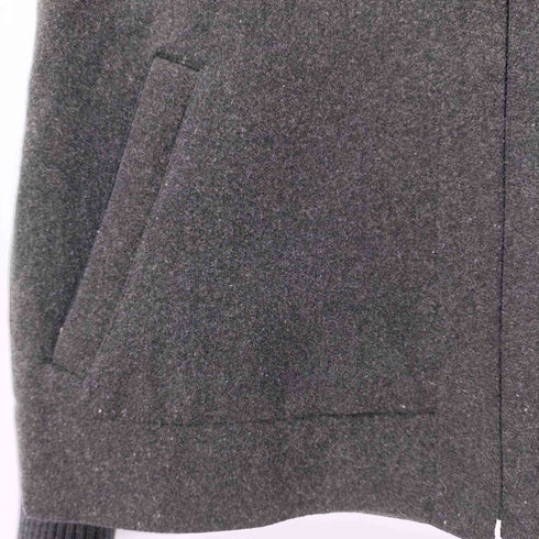 ギャップ Gap WOOL KNIT JACKET リブ切替 エルボーパッチ ウール ニットジャケット メンズ import:S