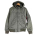 アルファインダストリーズ ALPHA INDUSTRIES フーデッドリブジャケット フライトジャケット THERMOLITE メンズ import:L