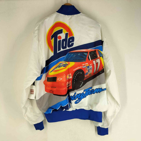 1988 サインプリント レーシングチーム モーターサイクルボンバージャケット メンズ import:XL