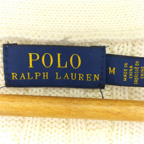ポロラルフローレン POLO RALPH LAUREN ケーブルニットカーディガン レディース import:M