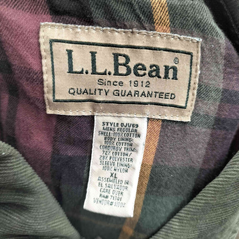 エルエルビーン L.L.Bean 襟コーデュロイ ハンティングジャケット メンズ JPN:XL