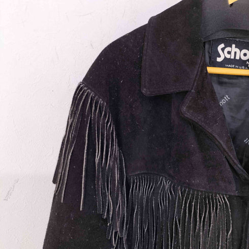 ショット Schott USA製 プライドタグ スウェード フリンジ ウエスタンジャケット メンズ US:40