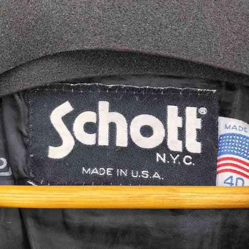 ショット Schott USA製 プライドタグ スウェード フリンジ ウエスタンジャケット メンズ US:40