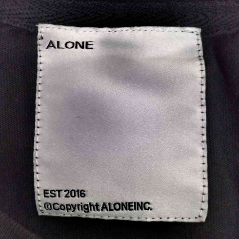 アローン ALONE 両面プリント ポケット クルーネックTシャツ メンズ JPN:1
