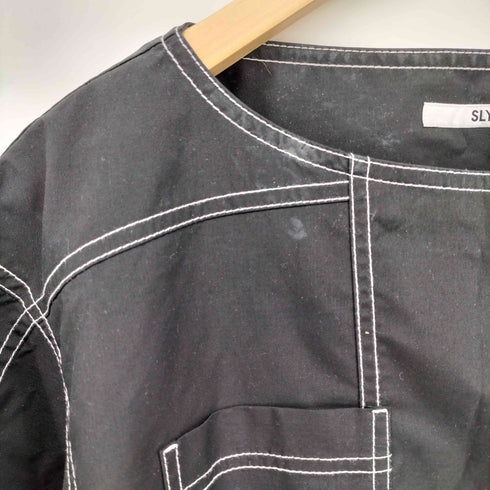 スライ SLY NO COLLAR STITCH SH ワンピース レディース JPN:2