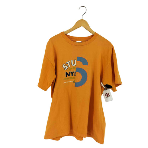 ステューシー Stussy USA製 アシンメトリー ドッキング クルーネックTシャツ メンズ import:XL