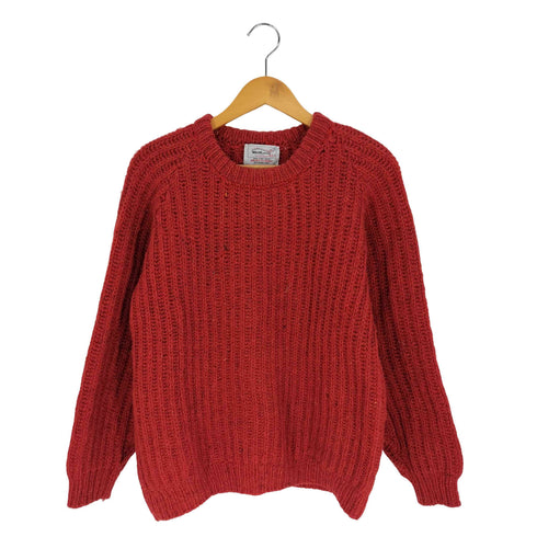 MILLER HAND KNITTED GARMENT ハンドニット ウール クルーネック ニット レディース M
