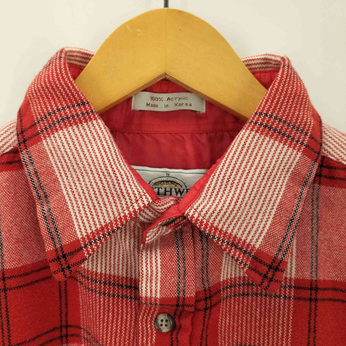 ノースウエストテリトリー NORTHWEST TERRITORY 両フラップチェック柄シャツ ボックスシルエット メンズ