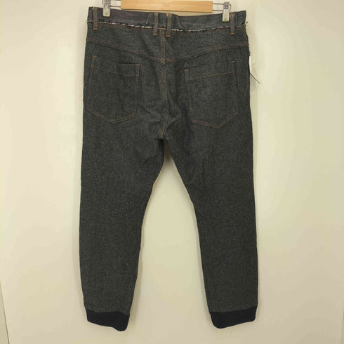 ゼロエイトサーカス 08sircus リブニット切替パンツ メンズ 3/50
