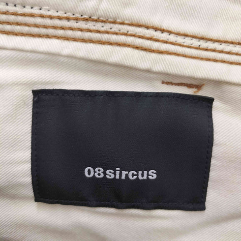 ゼロエイトサーカス 08sircus リブニット切替パンツ メンズ 3/50