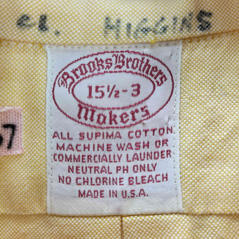 ブルックスブラザーズ BROOKS BROTHERS 80s〜90s USA製 オックスフォードボタンダウンシャツ メンズ