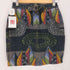 ケンゾージーンズ KENZO JEANS 90S 北斎タグ 総柄 デニム ミニ スカート レディース EUR:38