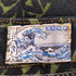 ケンゾージーンズ KENZO JEANS 90S 北斎タグ 総柄 デニム ミニ スカート レディース EUR:38