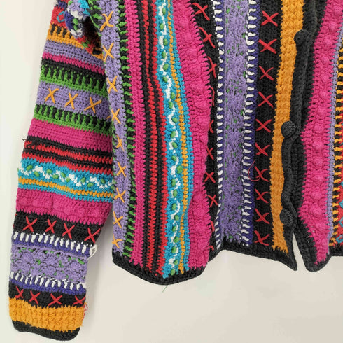 CASUAL CORNER 90S ノーカラー メキシカン シャツ レディース