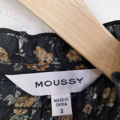 マウジー moussy FOIL PRINT SHIRRING ドレス レディース JPN:2