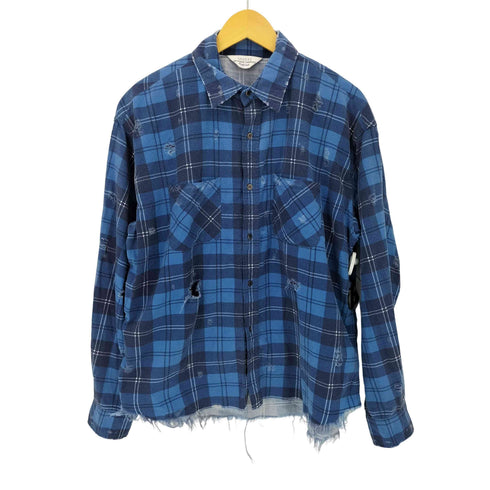 アンユーズド UNUSED 19AW damage check nel shirt/ メンズ JPN:2