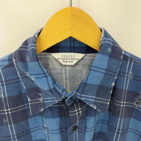 アンユーズド UNUSED 19AW damage check nel shirt/ メンズ JPN:2