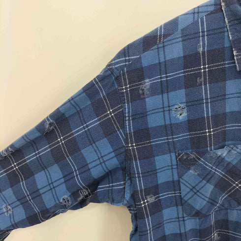 アンユーズド UNUSED 19AW damage check nel shirt/ メンズ JPN:2