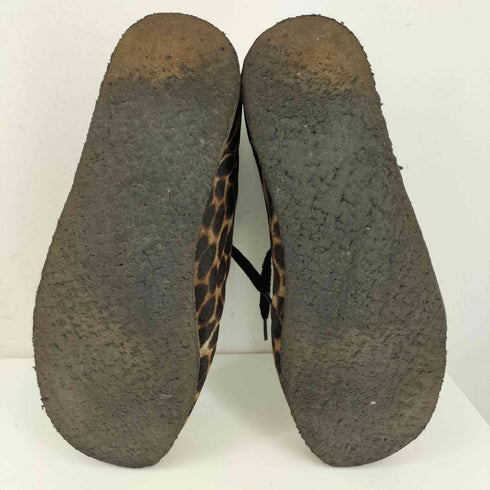 クラークス Clarks Wallabee ハラコ レオパード メンズ JPN:26