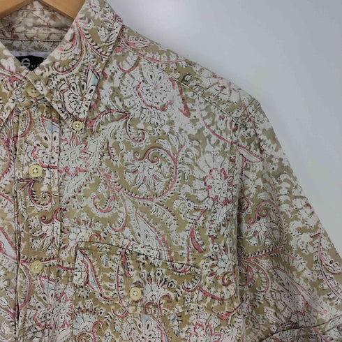 エンジニアードガーメンツ Engineered Garments 旧タグ 総柄S/Sボタンダウンシャツ メンズ S