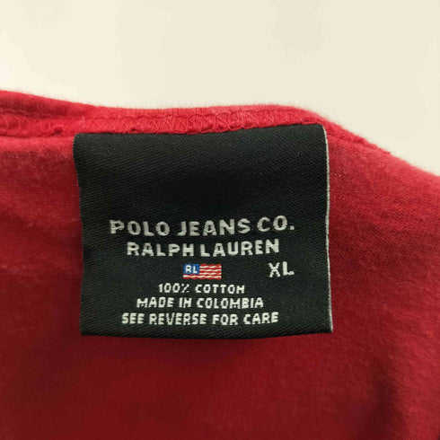 ポロジーンズカンパニーラルフローレン POLO JEANS COMPANY RALPH LAUREN フロントプリントタンクトップ レディース import:XL