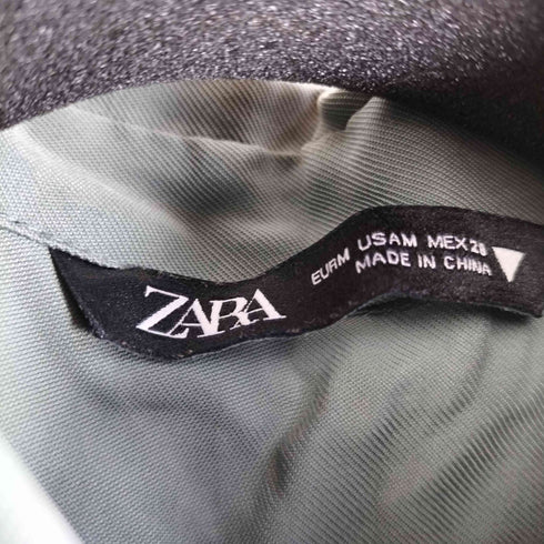 ザラ ZARA ティアードシャツチュニックワンピース レディース import:M