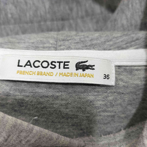 ラコステ LACOSTE ワンポイント刺繍 プルオーバー パーカー レディース JPN:36