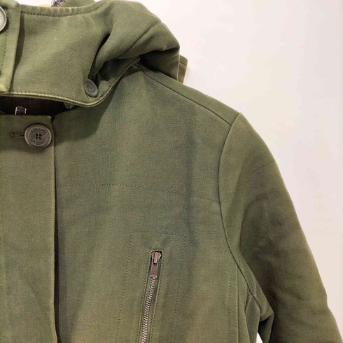 ラコステ LACOSTE 襟ボアフリース 中綿 コットンミリタリージャケット レディース