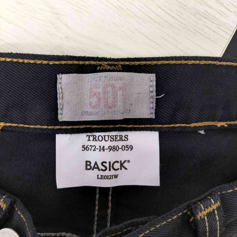 BASICK VINTAGE LEVI’s 501 BLACK COATING DENIM メンズ JPN:M