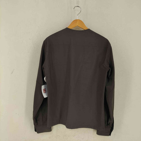 ルメール LEMAIRE ウール ノーカラーシャツ メンズ JPN:46