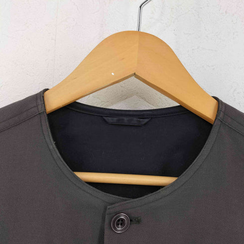 ルメール LEMAIRE ウール ノーカラーシャツ メンズ JPN:46