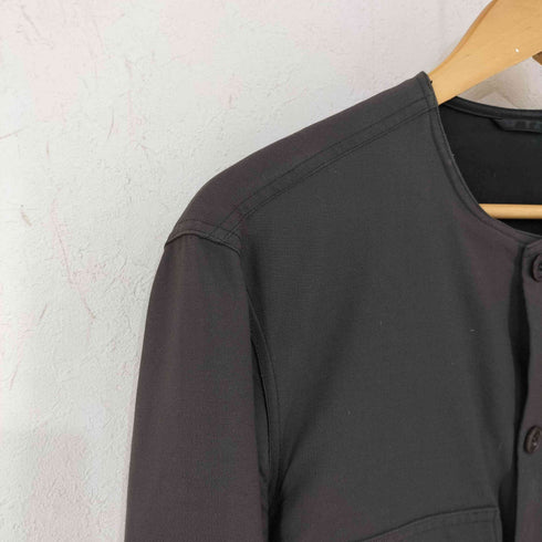 ルメール LEMAIRE ウール ノーカラーシャツ メンズ JPN:46