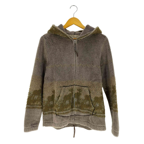 レミレリーフ REMI RELIEF 総柄 ボアフリース ジップアップパーカー メンズ JPN:M