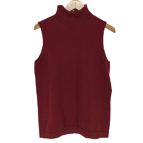 マックスマーラ MAX MARA 白タグ MADE IN ITALY ノースリーブタートルネックニット レディース L