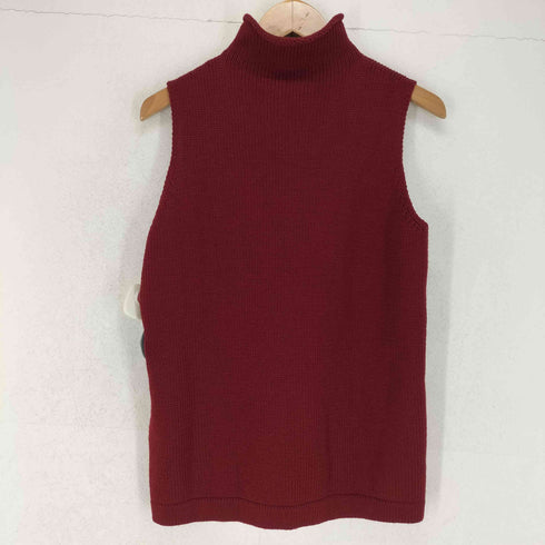 マックスマーラ MAX MARA 白タグ MADE IN ITALY ノースリーブタートルネックニット レディース L