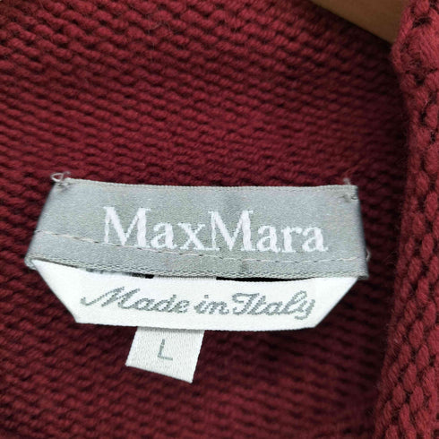 マックスマーラ MAX MARA 白タグ MADE IN ITALY ノースリーブタートルネックニット レディース L